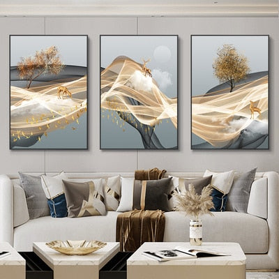 Kunstdrucke kaufen: Abstrakte Landschaft