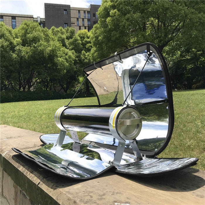 Grill kaufen: Tragbarer Grillofen mit Solarantrieb