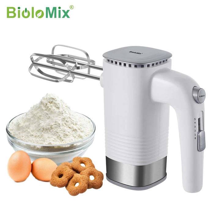 Mixer kaufen: BioloMix 5-Gang-500-W-Elektro-Handmixer