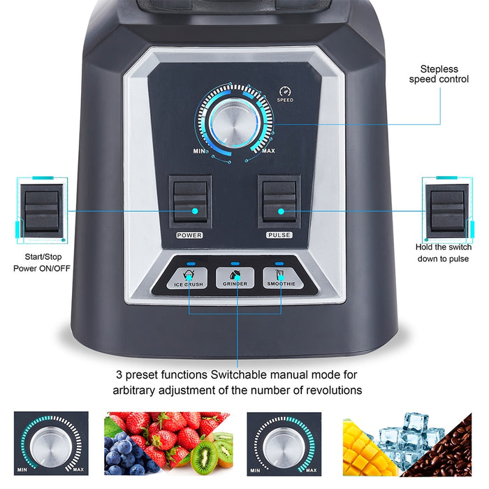 Mixer kaufen: BioloMix Automatic Program Professioneller Küchen-Smoothie-Mixer