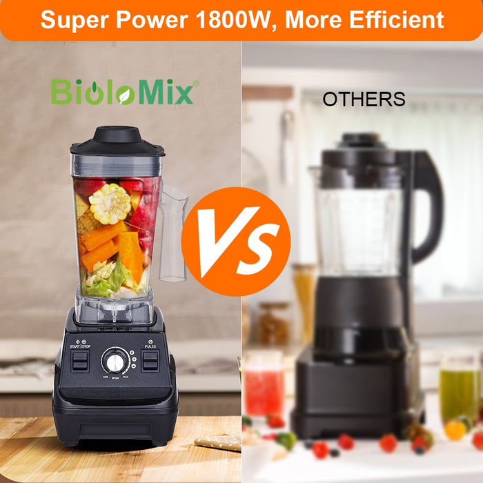 Mixer kaufen: BioloMix Mini Pro 1800 W Hochleistungs-Smoothie-Mixer