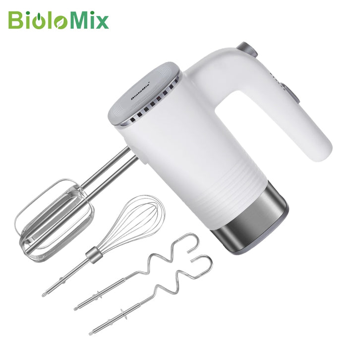 Mixer kaufen: BioloMix 5-Gang-500-W-Elektro-Handmixer