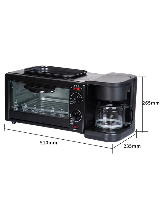 Backofen kaufen: 3 in 1: Brotbackautomat + Toaster + Hotdog-Maschine